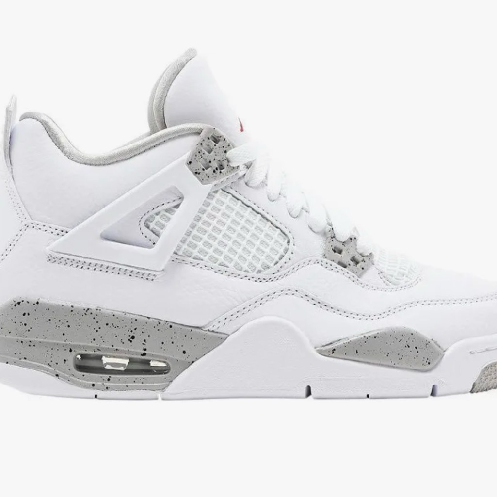 White Oreo Jordan 4s